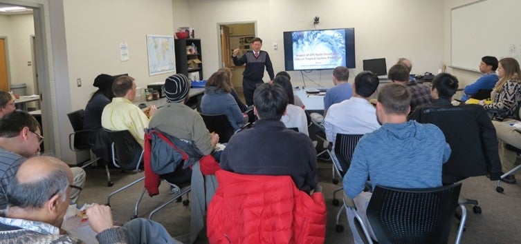 Bill Kuo at a university visit