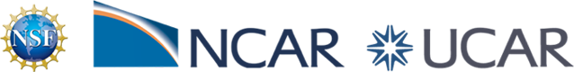 NSF, NCAR and UCAR logos