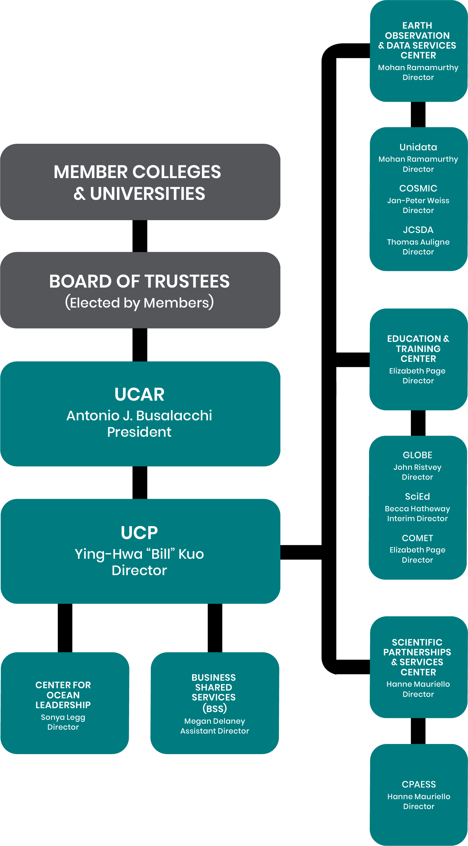 UCP org chart