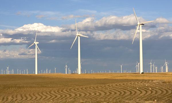 Wind turbines in Colorado