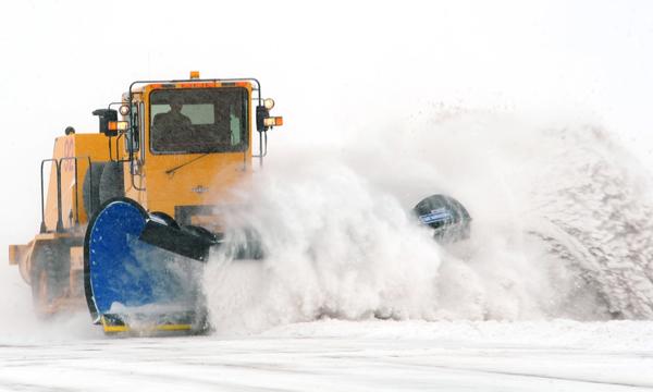 A snowplow